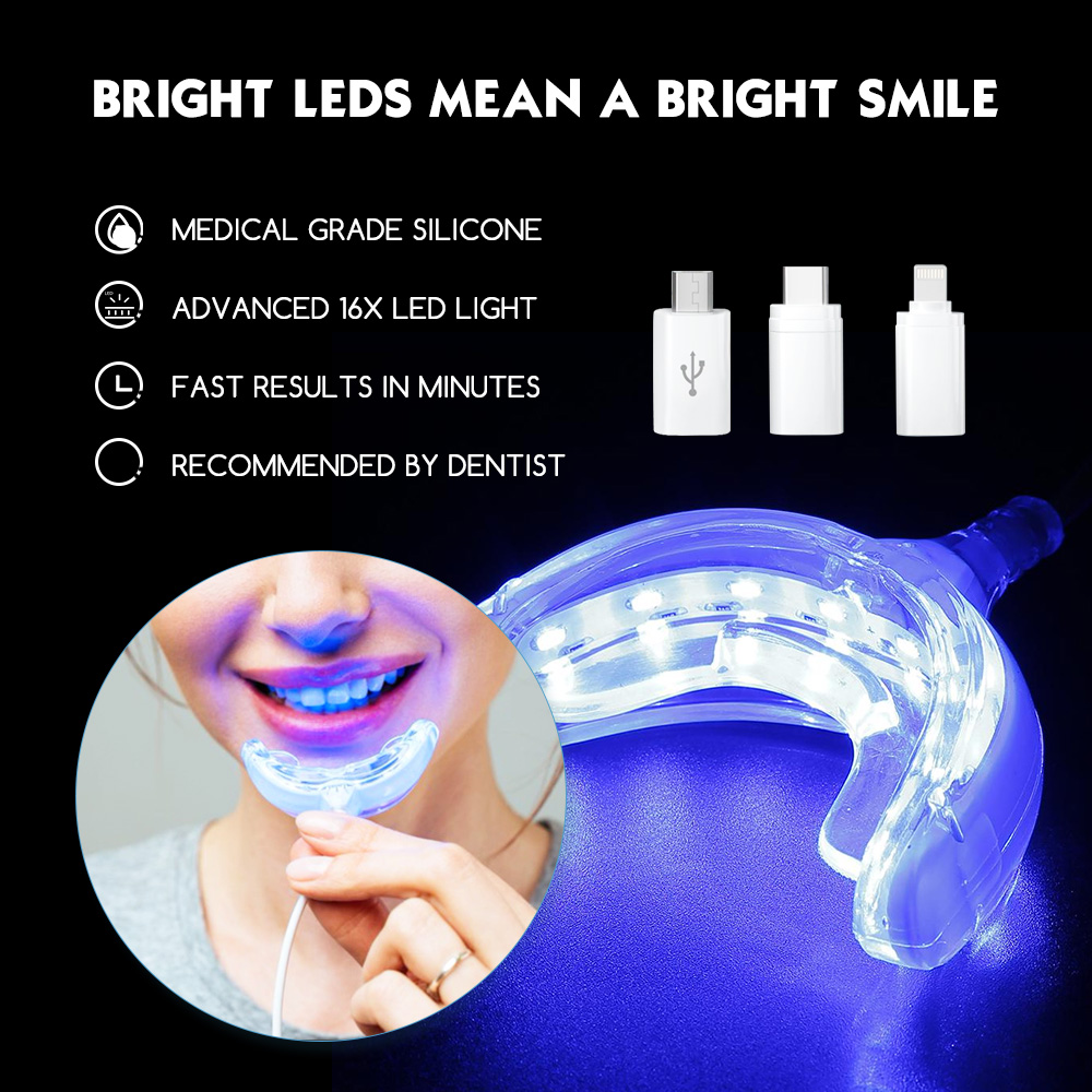 Teeth Whitening Retainer - Luxsmile الذكية LED تبييض الأسنان المحمولة