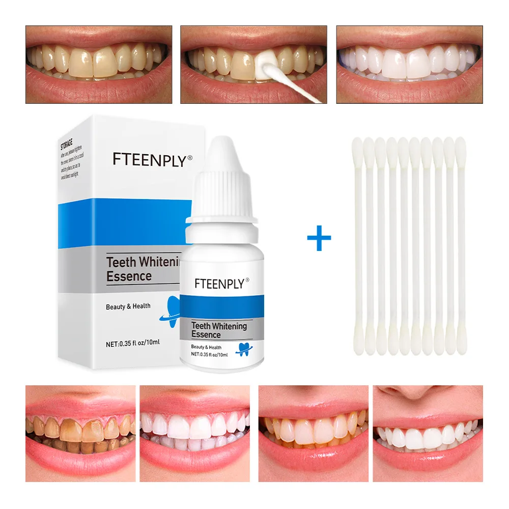 Teeth Whitening Instant - Fteenly تبييض الأسنان جوهر مسحوق نظافة