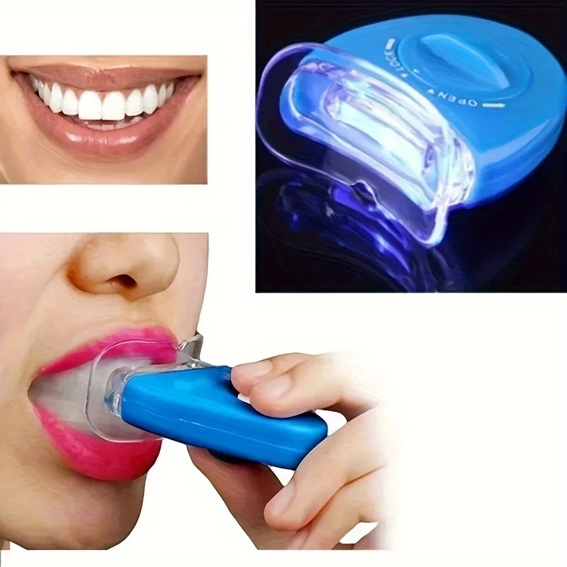 Teeth Whitening With Laser - ضوء LED لتبييض الأسنان، ضوء أزرق