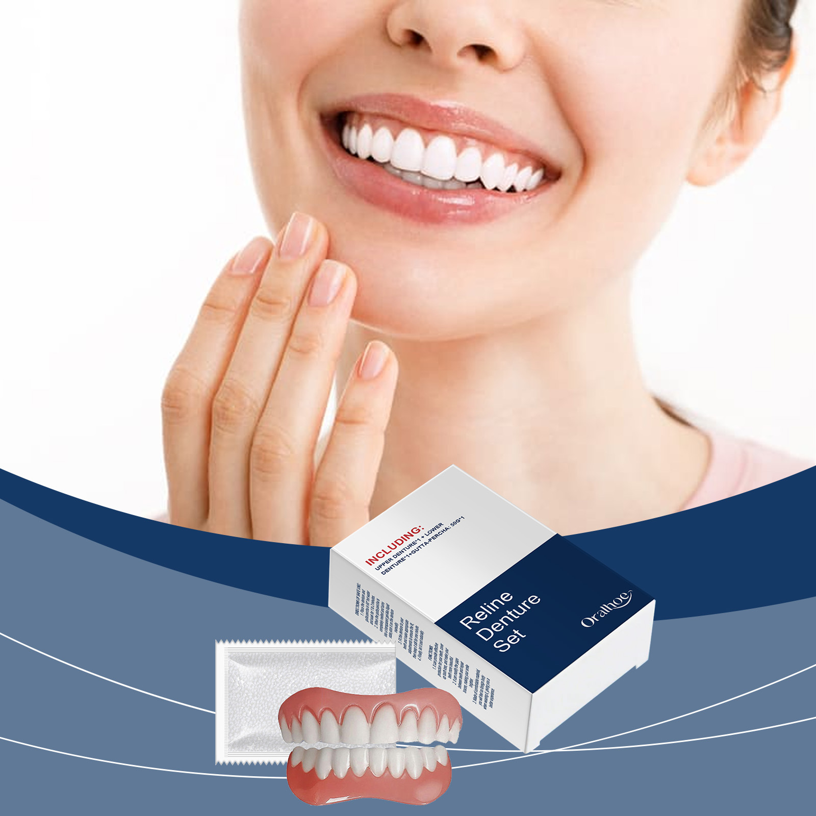 Teeth Whitening With Braces - أطقم الأسنان الكاذبة الأسنان المؤقتة عن