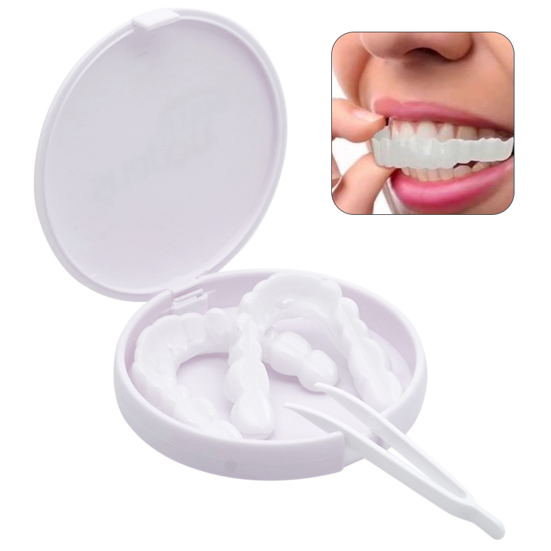 Teeth Whitening With Braces - طقم أسنان مزيف لتبييض الفجوات بين