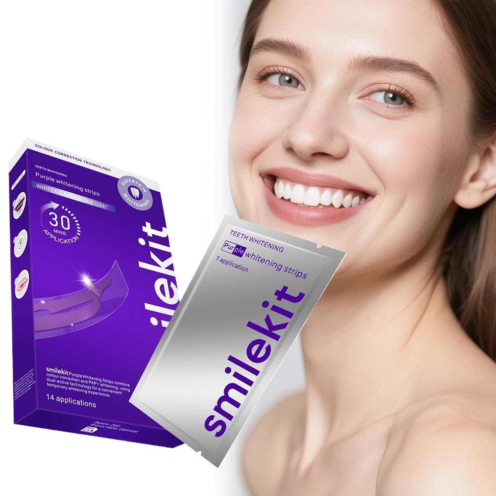 Teeth Whitening Crest - 42 زوجًا من شرائط تبييض الأسنان