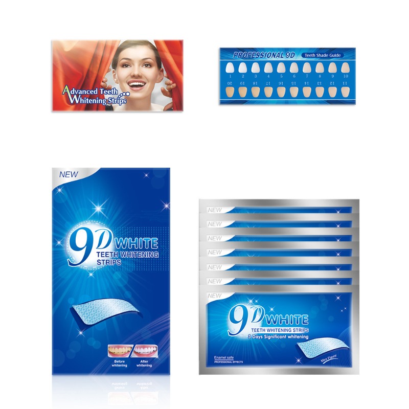Teeth Whitening Effective - 7 أزواج من ملصقات تبييض الأسنان
