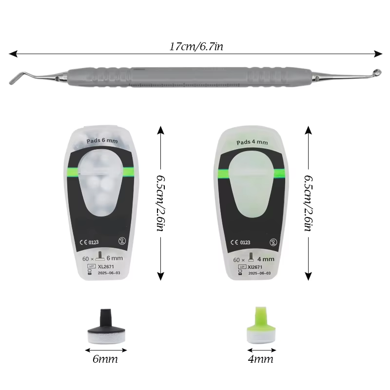 Teeth Whitening Kit With Light - طقم مركب للأسنان مع أدوات قولبة