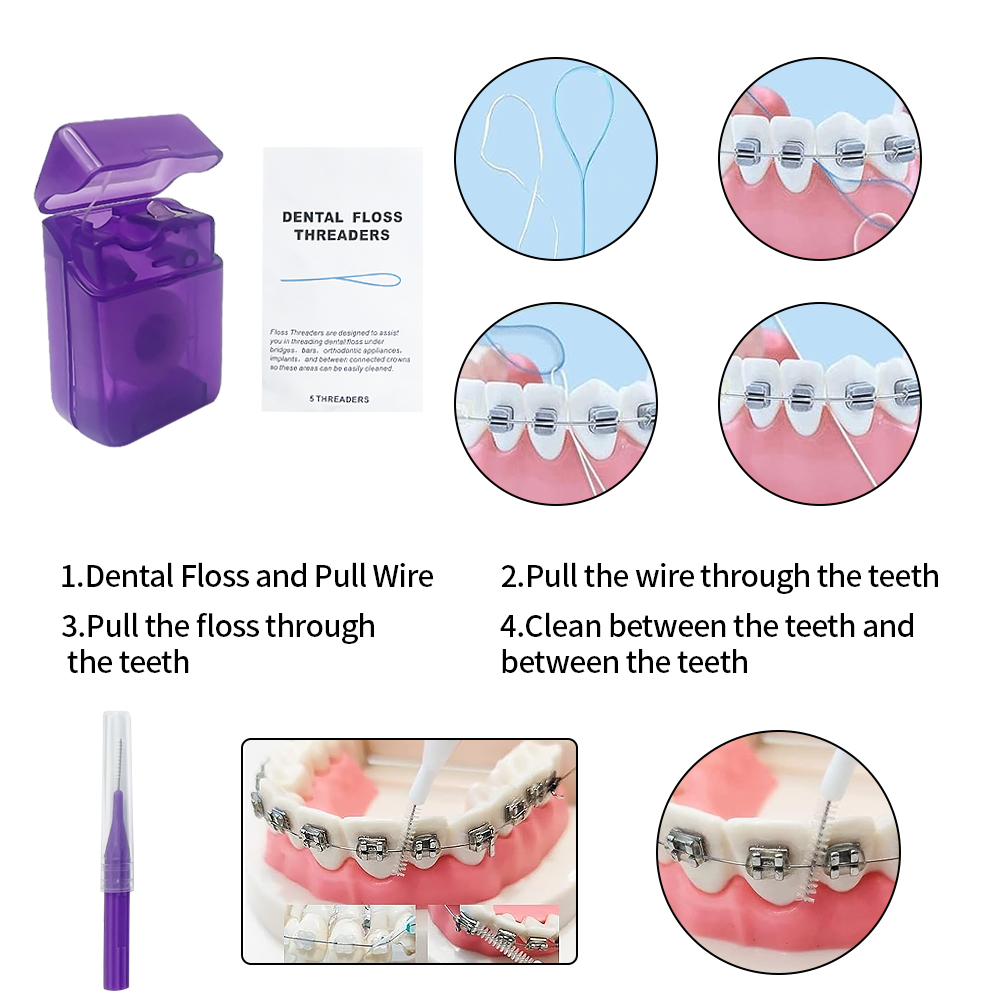 8 قطعة/المجموعة تقويم الأسنان  - مراجعة Teeth Whitening With Braces وسعره