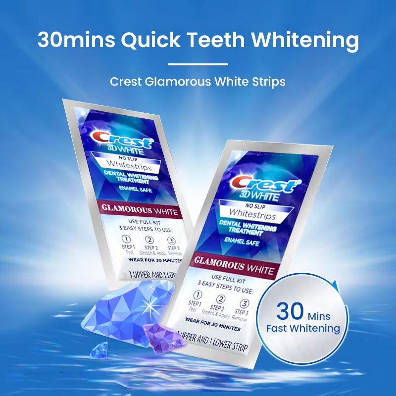 شرائط كريست 3D لتبييض الأسنان، - مراجعة Teeth Whitening Crest وسعره