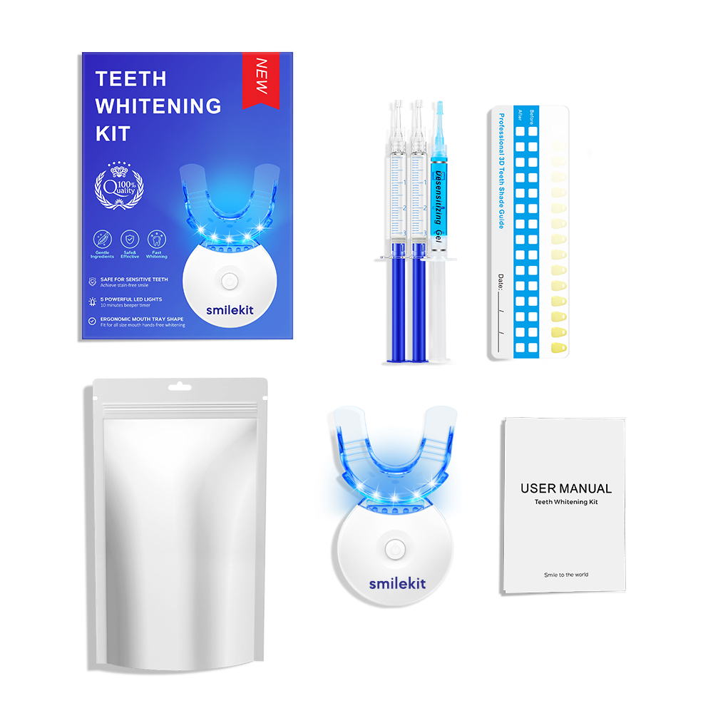 مجموعة تبييض الأسنان - 5X مبيض - مراجعة Teeth Whitening Mouthwash وسعره