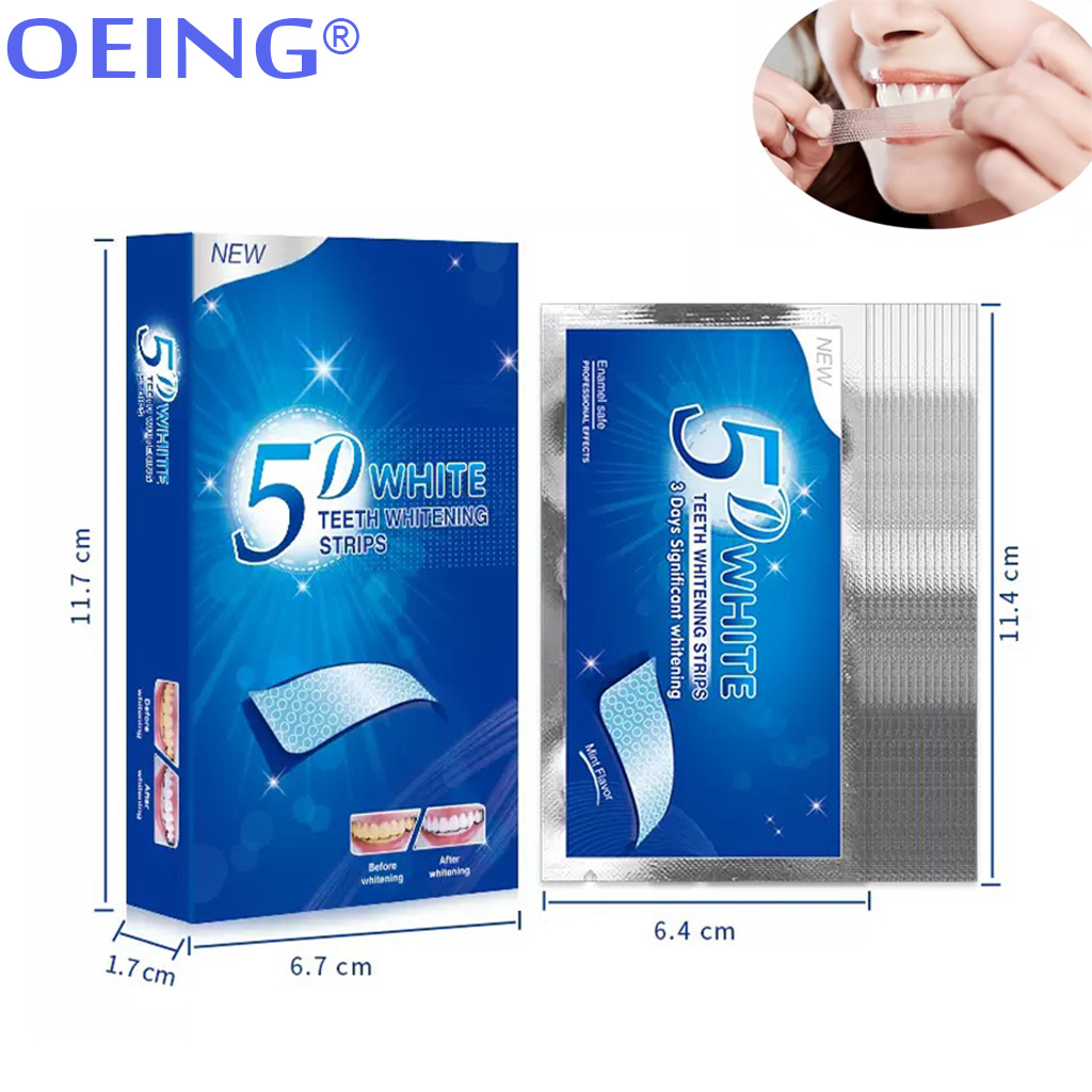 9D 5D شريط تبييض الأسنان 14/28 - مراجعة Teeth Whitening Effective وسعره