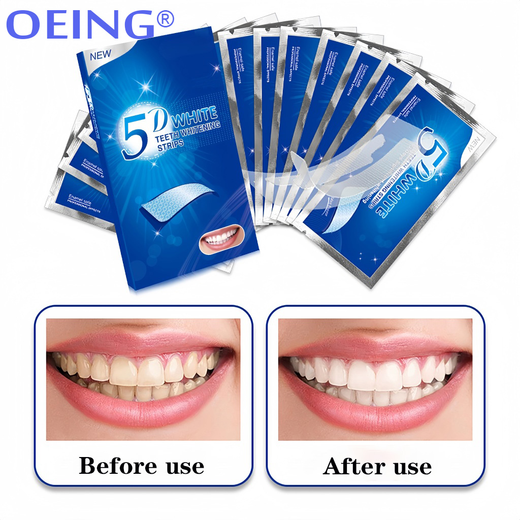 9D 5D شريط تبييض الأسنان 14/28 - مراجعة Teeth Whitening Effective وسعره