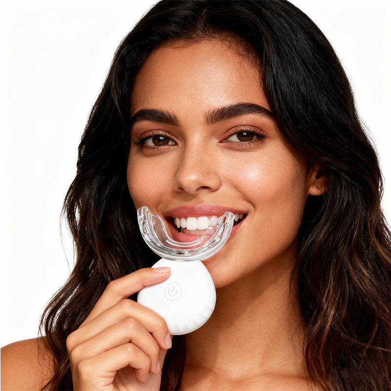 مبيض الأسنان على شكل حرف U قاب - مراجعة Teeth Whitening Kit At Home وسعره
