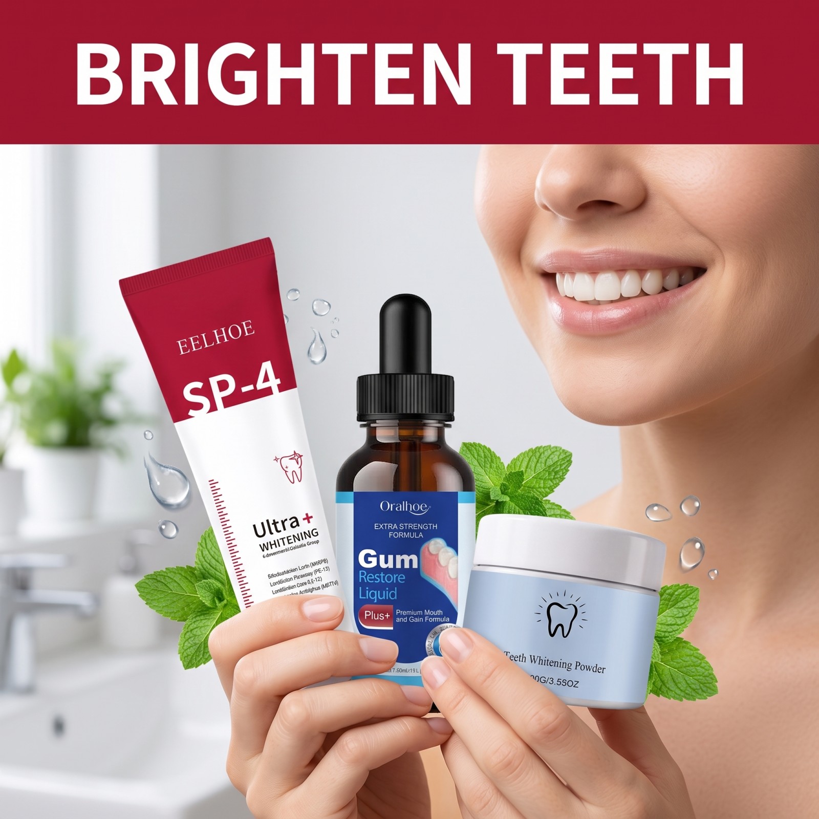 مجموعة العناية بالفم: معجون أس - مراجعة Teeth Whitening Price وسعره