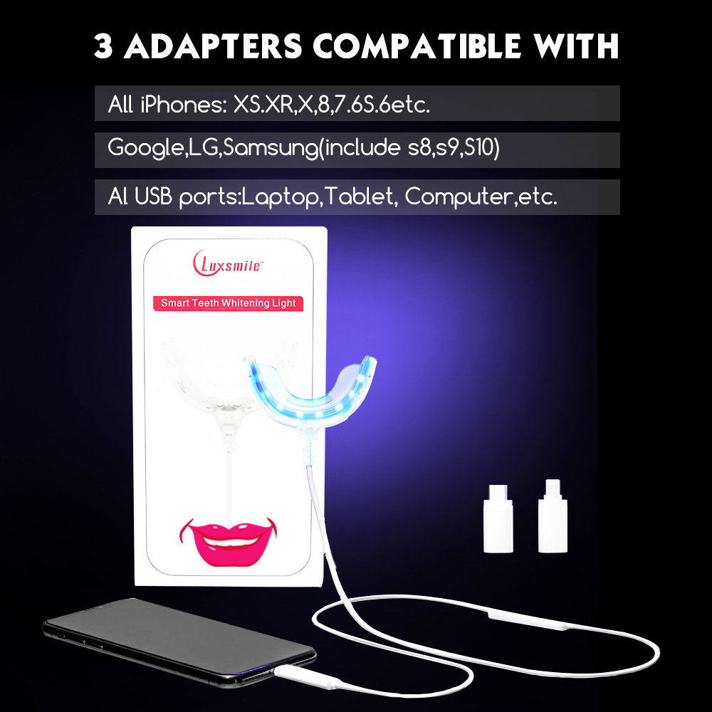 Luxsmile الذكية LED تبييض الأس - مراجعة Teeth Whitening Retainer وسعره