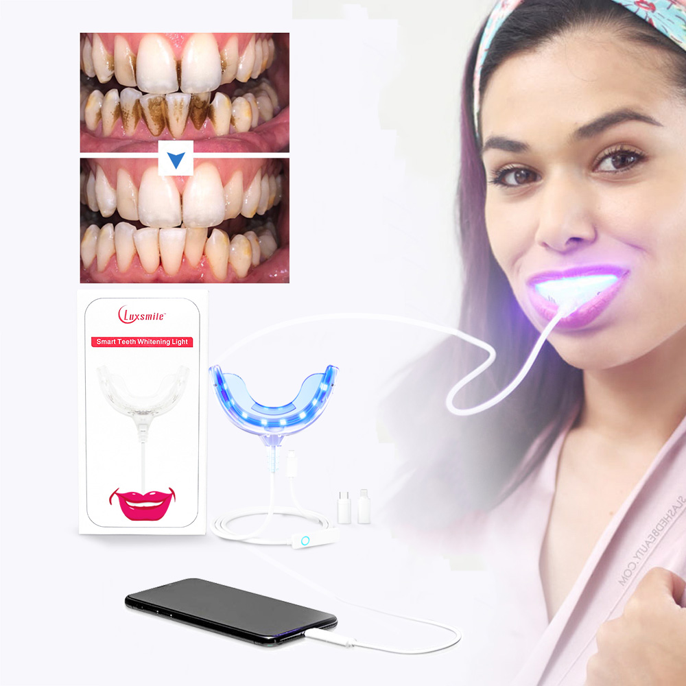 Luxsmile الذكية LED تبييض الأس - مراجعة Teeth Whitening Retainer وسعره