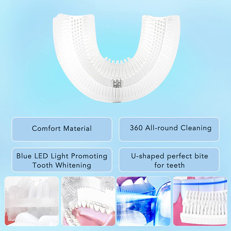 جهاز تبييض الأسنان على شكل حرف - مراجعة Teeth Whitening Kit With Light وسعره