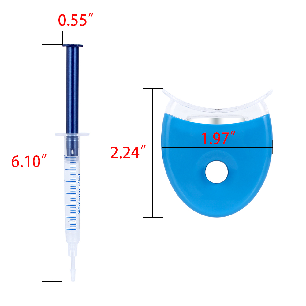 1 مجموعة تبييض الأسنان 44% بير - مراجعة Teeth Whitening Kit With Light وسعره