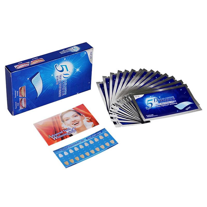 5d جل طقم تبيض الأسنان شرائط ا - مراجعة Teeth Whitening Crest وسعره