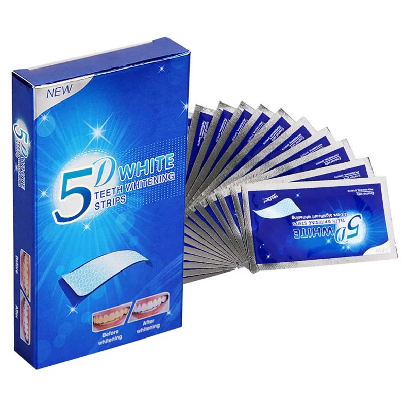 5d جل طقم تبيض الأسنان شرائط ا - مراجعة Teeth Whitening Crest وسعره