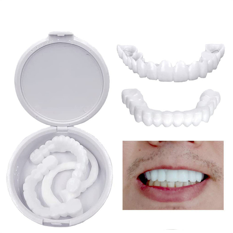 طقم أسنان اصطناعية مؤقتة لتبيي - مراجعة Teeth Whitening With Braces وسعره