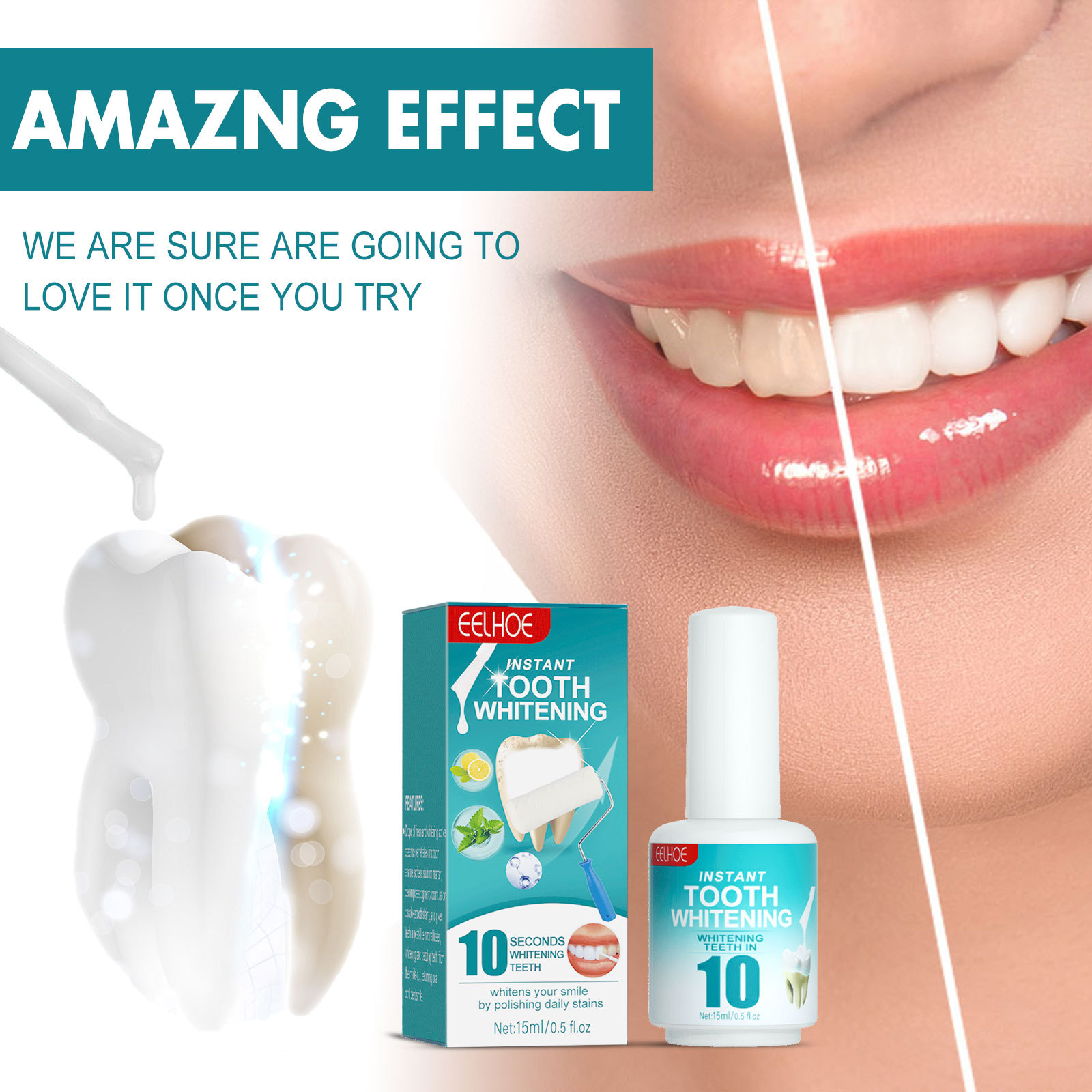طلاء تبييض الأسنان يزيل بفعالي - مراجعة Teeth Whitening Effective وسعره