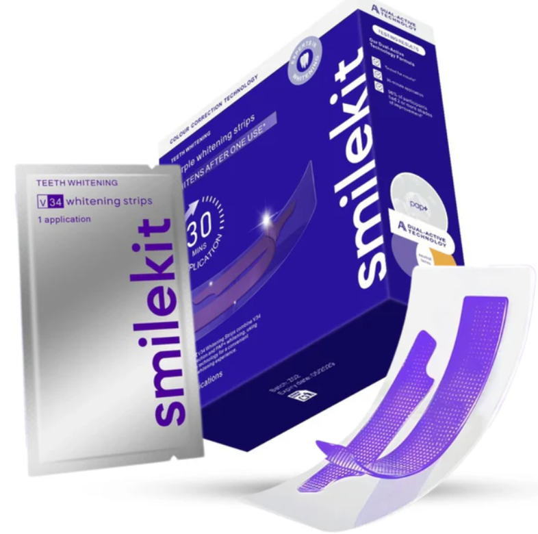 مجموعة لاصقات تبييض الأسنان من - مراجعة Teeth Whitening Crest وسعره