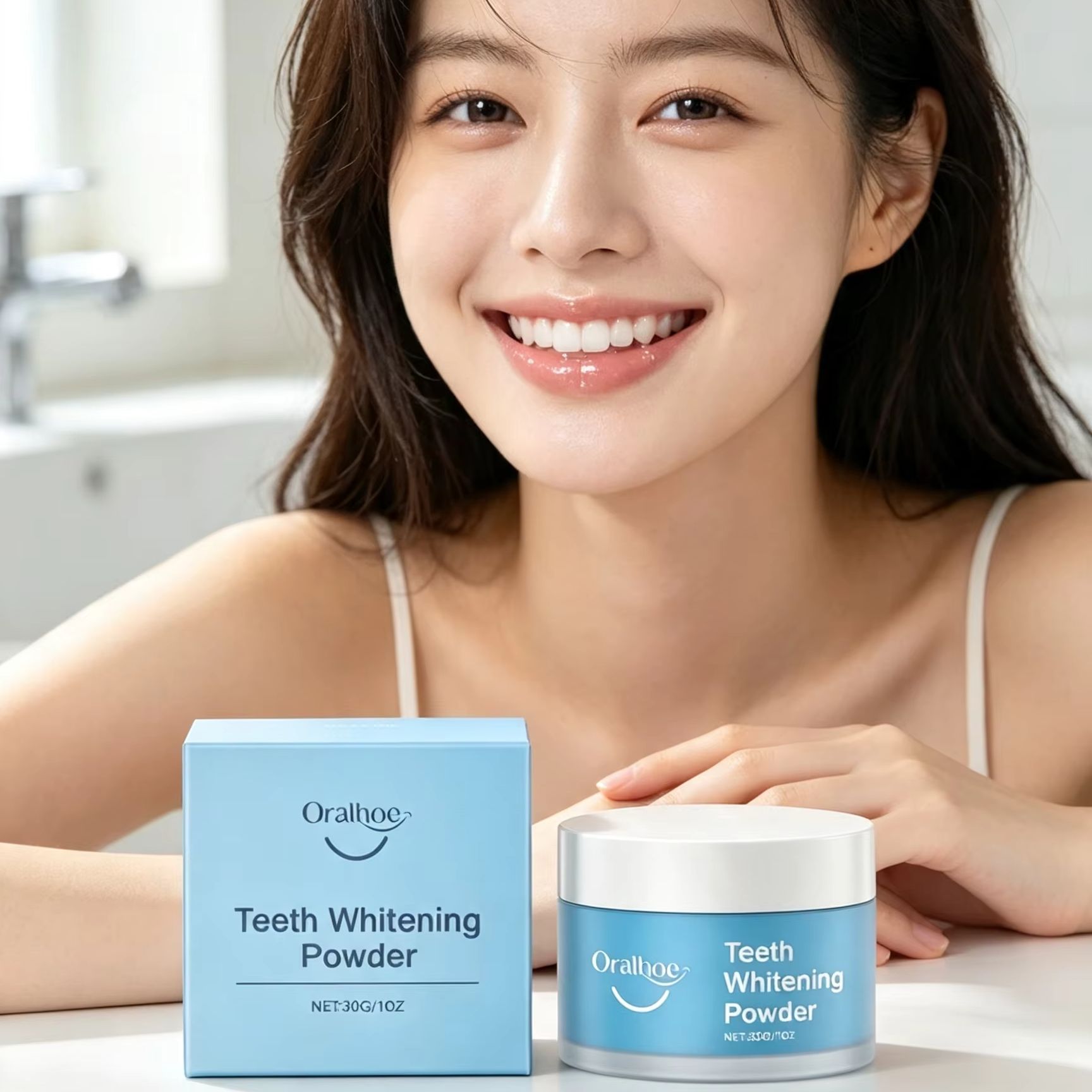 مسحوق أورالهو لتنظيف الأسنان،  - مراجعة Teeth Whitening Instant وسعره