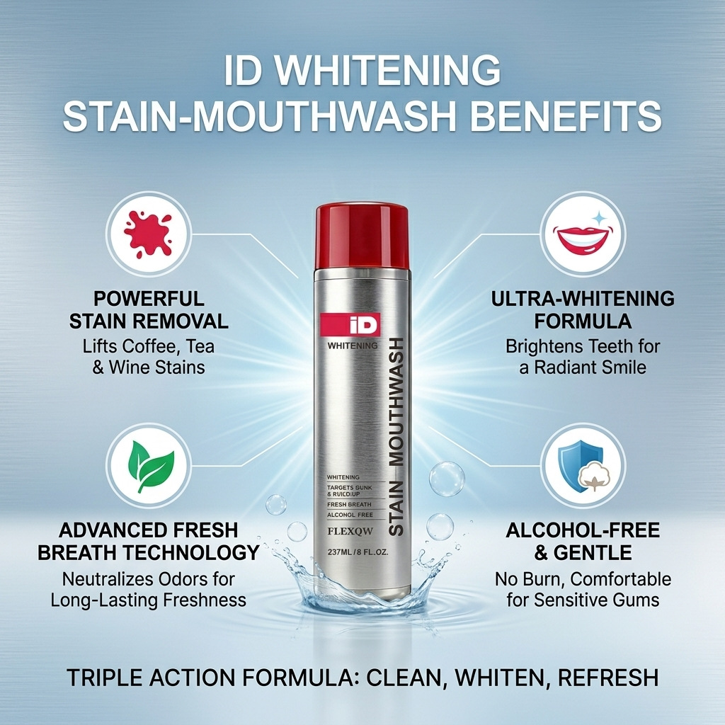غسول الفم هيم سايل آي دي لتبيي - مراجعة Teeth Whitening Mouthwash وسعره