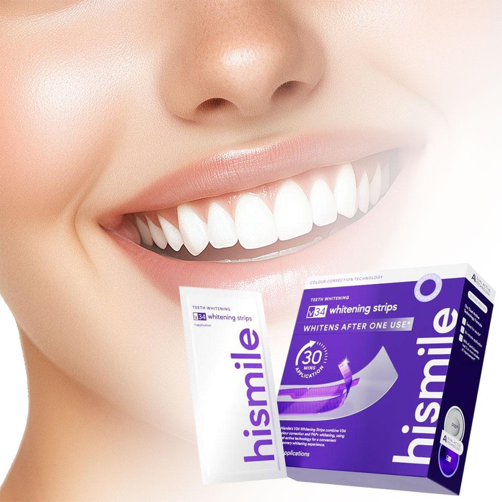 مجموعة هيميل V34 لتبييض الأسنا - مراجعة Teeth Whitening Crest وسعره