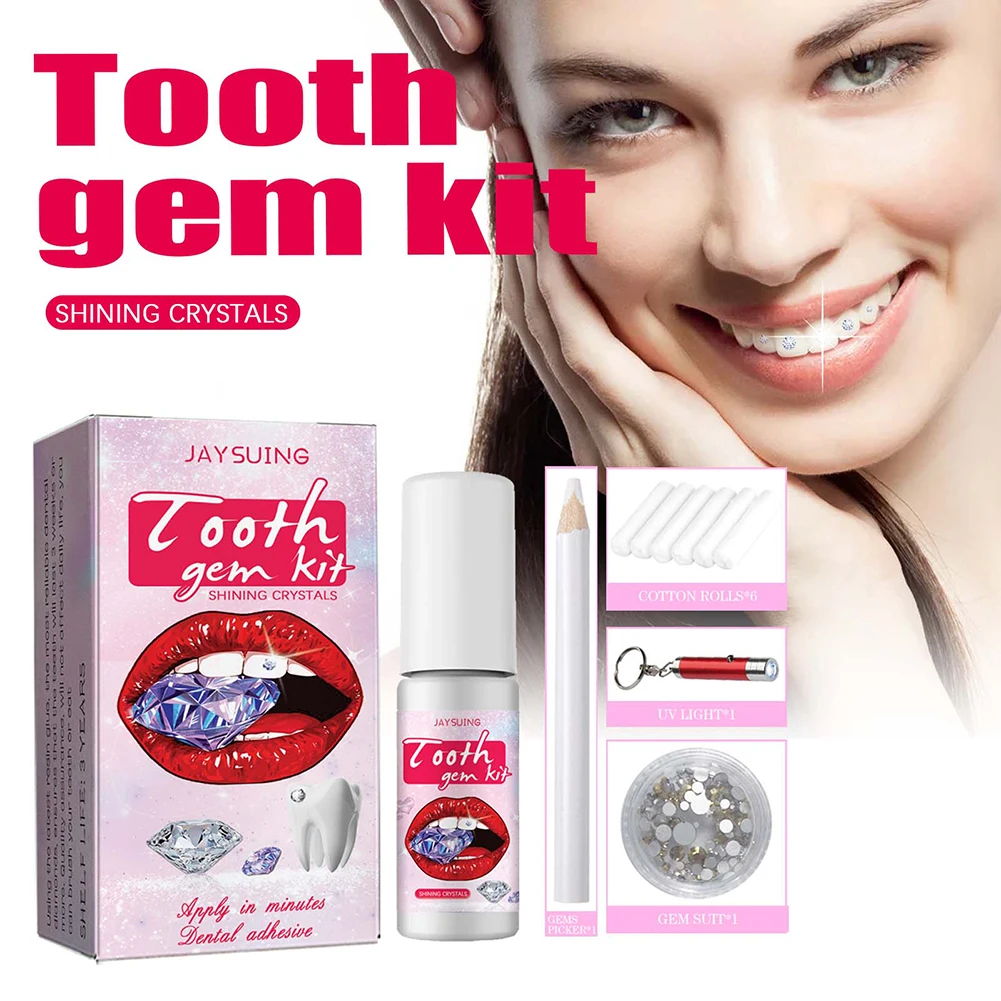 مجموعة أحجار كريمة الأسنان مع  - مراجعة Teeth Whitening Kit With Light وسعره